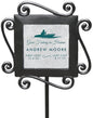 Personalized Fishing Memorial Garden Stake for Outdoor Tribute