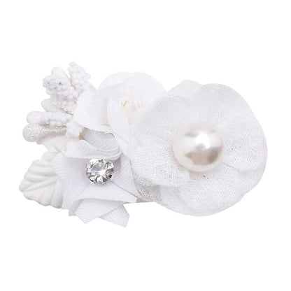 Flower Hair Clips Set for Baby Girl Lightweight Floral Hair Bow Accessories with Boutique Fully Lined Alligator Clip for Toddler Teens Gifts (AF)