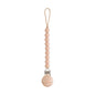 mushie 100% Silicone Baby Pacifier Clip BPA Free | Hera (Blush)