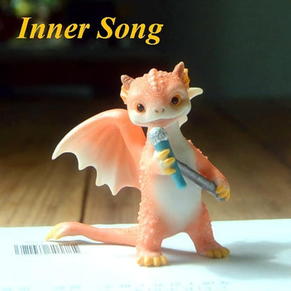Garden Dragon Figurine- Mother Daughter Dragon