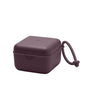 BIBS Pacifier Box with Strap. Pacifier Holder and Steriliser case. 100% BPA Free Food-Grade Material - Plum