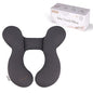 KAKIBLIN Baby Travel Pillow, Upgraded Baby Neck Pillow for Car Seat, Head Support Pillow for Car Seat, Stroller, Pushchair, Grey