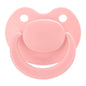 Adult Sized Pacifier Bigshield : Replacement Silicone Paci Big Teat for Anxiety Release - Orthodontic Binky Taken Apart and Re-Assembled Pink