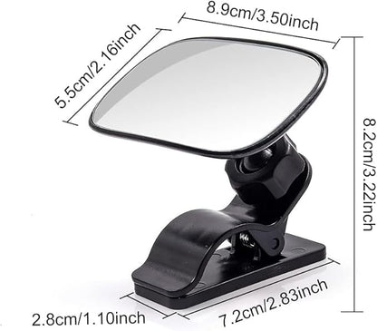 Biqing Baby Rear View Mirror, 360 ° Adjustable Rear View Mirror to Monitor Baby Keep Baby in View, Baby Rear View Mirror With Clip Use for Car Visor