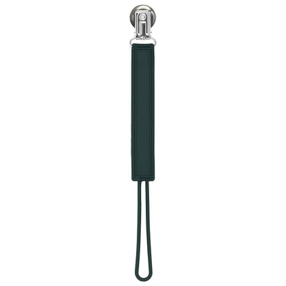 Three Little Tots All Silicone Modern, Short and Safety Tested Pacifier Clip (Hunter Green, Classic)