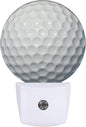 Golf Ball Night Light Sport Ball Night Lights LED Lamp Round Plug into Wall Nightlight with Dusk to Dawn Sensor Home Hallway Stairway Kitchen Decor