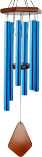 Memorial Wind Chimes Outdoor Deep Tone, Wind Chime for Outside, Sympathy Wind-Chime Personalized with 6 Tuned Tubes, Elegant Chime for Garden Patio Balcony and Home