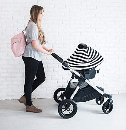 Multi-Use Nursing Breastfeeding Cover Baby Car Set Cover Canopy Shopping Cart Cover Swaddle Blanket for Infants Newborns Toddlers Shower Gift (The Classic)