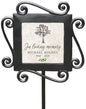 Memorial Watercolor Tree Iron Garden Stake, Cemetery Grave Marker, Memorial Gift, Memorial Plaque