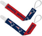 BabyFanatic Officially Licensed Unisex Pacifier Clip 2-Pack - NFL