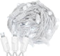 Novelty Lights 25ft Christmas String Lights, 50 Pure White LED Bulbs on White Wire, 6" Spacing, Connectable Indoor Outdoor Commercial Grade Lighting for Holidays Patio Weddings