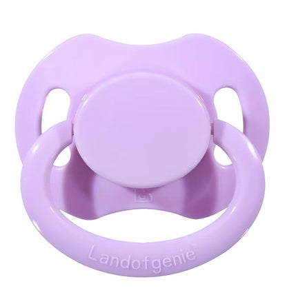 Landofgenie Adult Size Large Shield Pacifiers Bone Shaped Cutie Pacifier Purple