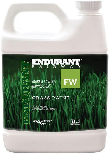 Endurant Turf Colorants - Fairway Spray On Green Grass Paint for Lawns - Revives Dry, Patchy Yards - Dark Grass Hue - Easy to Use, Concentrated Turf Grass Dye - Covers Approx 1,000 Sq Ft - 32Oz