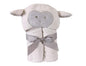Stephan Baby Terry Plush Hooded Bath Towel, Lamb, 0-24 Months