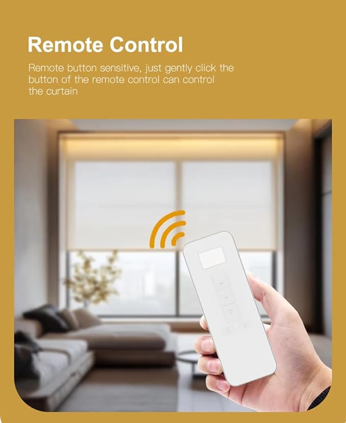 ZigBee 3.0 Smart Roller Shade Motor for 2" Tube, Heavy Duty 6.0N.m 10N.m Electric Blinds Retrofit Kit, Compatible with Alexa/Google Home (6.0 N.m Motor Suitable for Φ50mm (2") Round Tube)