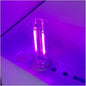 USB LED Car Interior Atmosphere Light, Portable Mini Ambient Light Retro Car Lamps, Plug-in USB Touch Control LED Night Light Auto Interface Charging Lamp for Cars Hallway Bedroom (Purple)