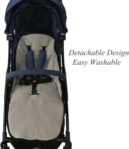 RUIXIA Winter Warm Thick Fleece Baby Stroller Sleeping Bag Detachable Universal Waterproof Toddlers Zipper Closure Windshield Footmuff Newborn Infants Swaddle Blanket Pram Wrap, Grey (BUNBAG10)