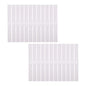 Jomila Pack of 24 Interchangeable Nylon Headbands for Newborn Toddler Baby Girls High Stretchy Add-A-Bow Elastic Head Bands (FOE White 24 pcs)