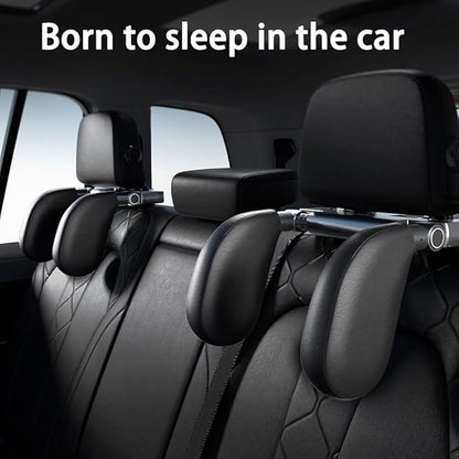 Car Headrest Pillow,Memory Foam Car Neck Head Pillow Adjustable Sleeping Pillow Neck Head Rest Cushion Head Resting Neck Support for Travel Sleeping