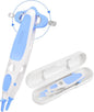 HubiBaby 3 in 1 Baby Nose Cleaning Tweezer Booger Remover and Baby Ear Wax Removal Tool with Soft Silicone Dual Ear Wax and Safe Nasal Picker for Newborns Infants & Toddlers