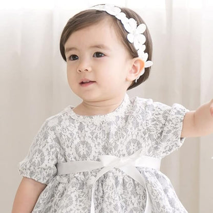 Bethynas Baby Girls Cute Bow-knot Headband Soft Lace Floral Hairbands Newborn Infant Toddlers Kids Hair Accessories (Style 9)