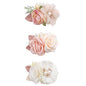 Flower Hair Clips Set for Baby Girl Lightweight Floral Hair Bow Accessories with Boutique Fully Lined Alligator Clip for Toddler Teens Gifts (AB)