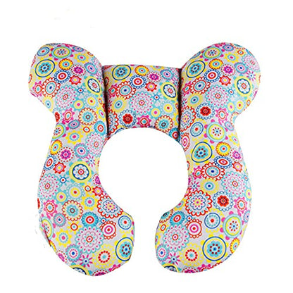 Baby Travel Pillow - Infant Head and Neck Support Pillow Baby Neck Pillow for Car Seat,Pushchair(Colorful)