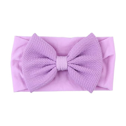 Toptim Headbands Solid Bows for Baby Girls' Comfortable Headwraps for Newborn Infant Toddler Kids 11-Pack