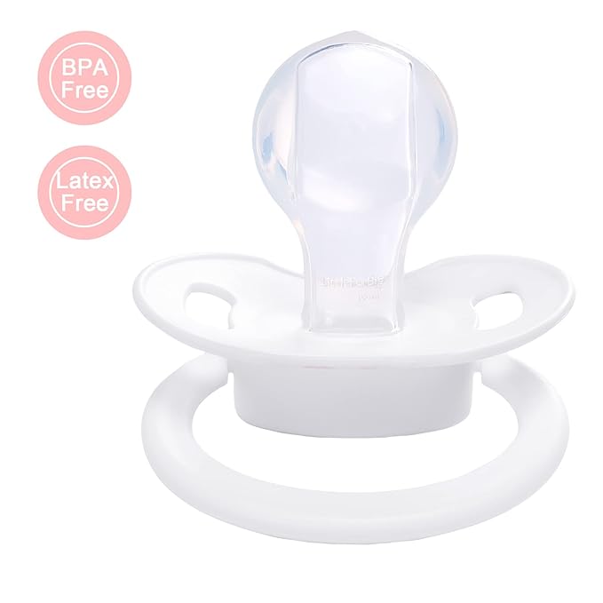 LittleForBig Bigshield Generation-II Adult Sized Pacifier Baby Cuties Pattern White Bear