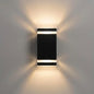 Wired Lights Outdoor Waterproof IP65 Wall Light Super Bright Starburst Shadow Pattern 2 x GU10 Sockets, 1 Pack Professional Landscape Lighting for Garden, Yard, Patio & Walkway