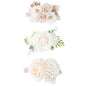 Flower Hair Clips Set for Baby Girl Lightweight Floral Hair Bow Accessories with Boutique Fully Lined Alligator Clip for Toddler Teens Gifts (AD)