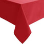 Hiasan Red Rectangle Tablecloth - Waterproof Spillproof and Wrinkle Resistant Washable Polyester Christmas Table Cloth for Dining Party, 52 x 70 inch
