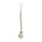 mushie 100% Silicone Baby Pacifier Clip BPA Free | Hera (Sage)