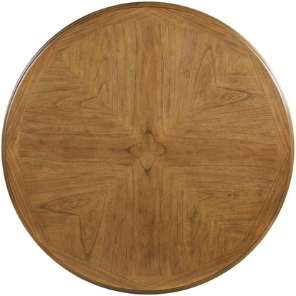 New Classic Furniture Cori 5-Piece Round Dining Set with 1 Table and 4 Chairs, Beige and Brown