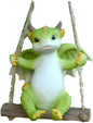 Miniature Fairy Garden Dragon Statues- Swing Dragon