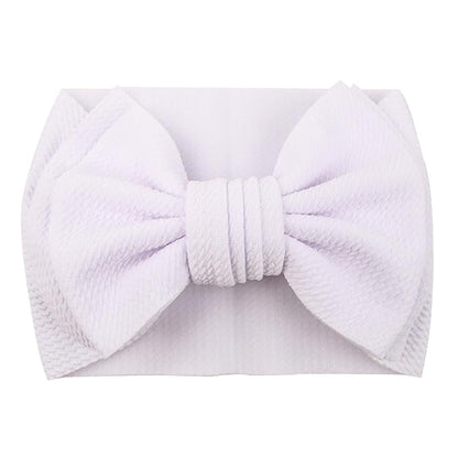 Bows for Baby Girls Headband, Newborn Bows Headbands Baby Hair Bows Hairbands Hair Accessories.(FD104-Navy Blue White)