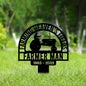 Custom Farming Fields Memorial Metal Stake – Personalized Farmer Tribute, Grave Marker, Tractor Yard Art, Sympathy Gift (Farming Memorial)