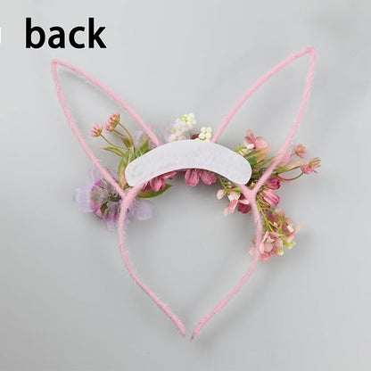 Children Easter Bunny Ears Headband Long Ear Hairband for Baby Girls Infant Toddlers Kids