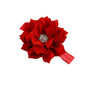 Red Girl Baby Flower Headbands Rhinestone Flower Princess.(FD83-Red)