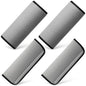 Riakrum 4 Pcs Baby Car Seat Belt Covers Soft Car Seat Straps Shoulder Pads for Kid Infant Stroller Strap Covers Safety Belt Cushion Pads for Boy and Girl (Gray,10.63 x 4.33 Inch)