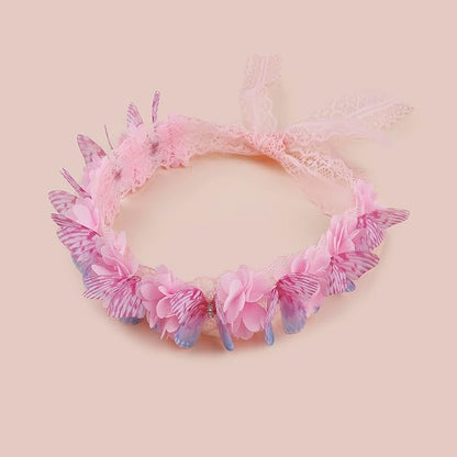 New Model Children Girl Lace Headbands Lace Flower Hairbands 2pcs Hair Accessories Gift for Children (lace-3)