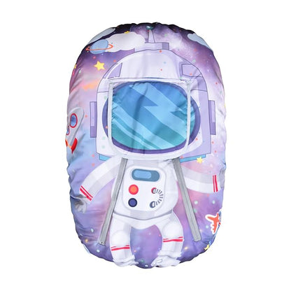 Cute Cartoon Infant Car Seat Covers, Soft Warm Breathable and Windproof Canopy for Baby Car Seat (Cute Astronaut)