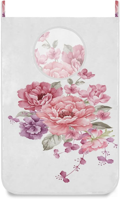 Hanging Laundry Hamper Floral
