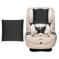 PROMEED 100% Mulberry Silk Baby Car Seat Headrest Cover, Natural Silk Carseat Head Cover for Bald Spots and Hair Knots, Soft & Breathable Head Rest Covers for Infant Carseat (Black)