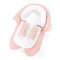 Pea Pod Upgraded 2-in-1 Baby Car Seat Insert Cushion Pad, Extra Soft Infant Car Seat Head Support for Newborn, Perfect for Carseat, Stroller, Swing, Bouncer, Pink