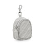 MOMIGO Pacifier Case Bag - Pacifier Holder with Clip for Diaper Bag Stroller Purse Charm, Holds 2 Pacifiers Outdoor Travel (Grey)