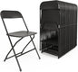 Flash Furniture Hercules Series Plastic Folding Chair - Black - 20 Pack 650LB Weight Capacity Comfortable Event Chair-Lightweight Folding Chair