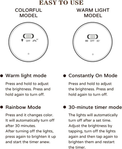 Cute Penguin Night Light, LED Squishy Night Lamp, 7 Colors Dimmable Timer Nursery Nightlight, Rechargeable Touch Lamp, Dorm Decor, Funny Gifts(Penguin)