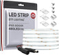 BTF-LIGHTING FCOB COB LED Strip IP65 480LED/m Flexible High Density Uniform Light 9W/m 16.4FT DC12V Daylight White 6000K CRI 90+ 8mm Width for Home Indoor Decor(No Adapter or Controller)