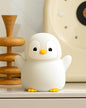 Cute Happy Penguin Night Light, Animal Lamp, Food Grade Silicone, Rechargeable, 2 Level Dimmable, Squishy Nursery Nightlight for Desk Decor, Funny Gifts Stuff for Boys Girls Baby, White Elephant Gifts